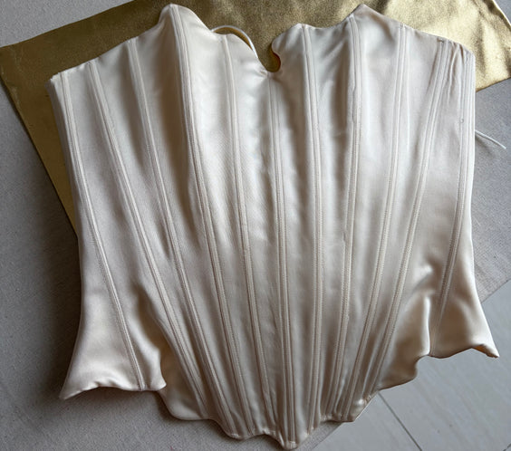Asymmetrical scallop corset A4 PDF Sewing Pattern | Instant Download with 14 sizes