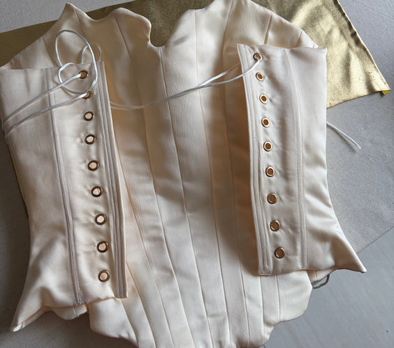 Asymmetrical scallop corset A4 PDF Sewing Pattern | Instant Download with 14 sizes