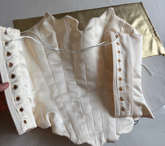 Asymmetrical scallop corset A4 PDF Sewing Pattern | Instant Download with 14 sizes