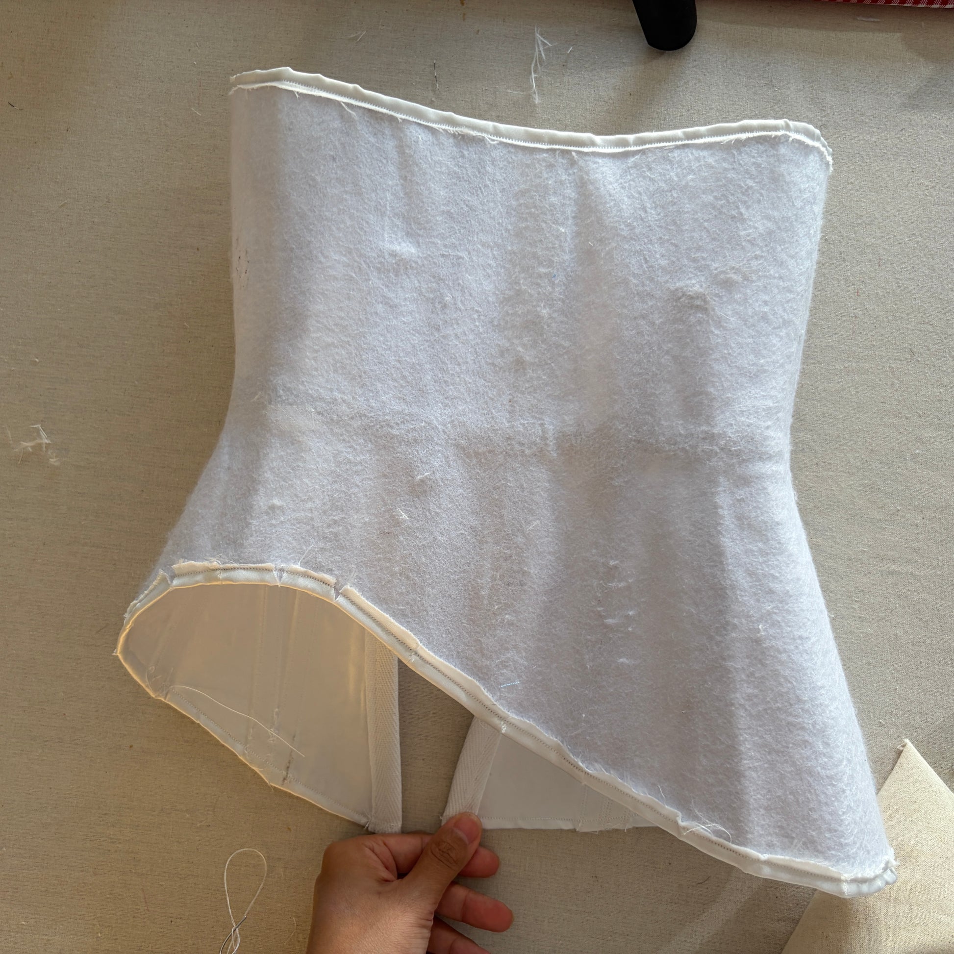 Asymmetrical-hem Underbust corset PDF Sewing Pattern PRINTABLE | Instant Download with 14 sizes