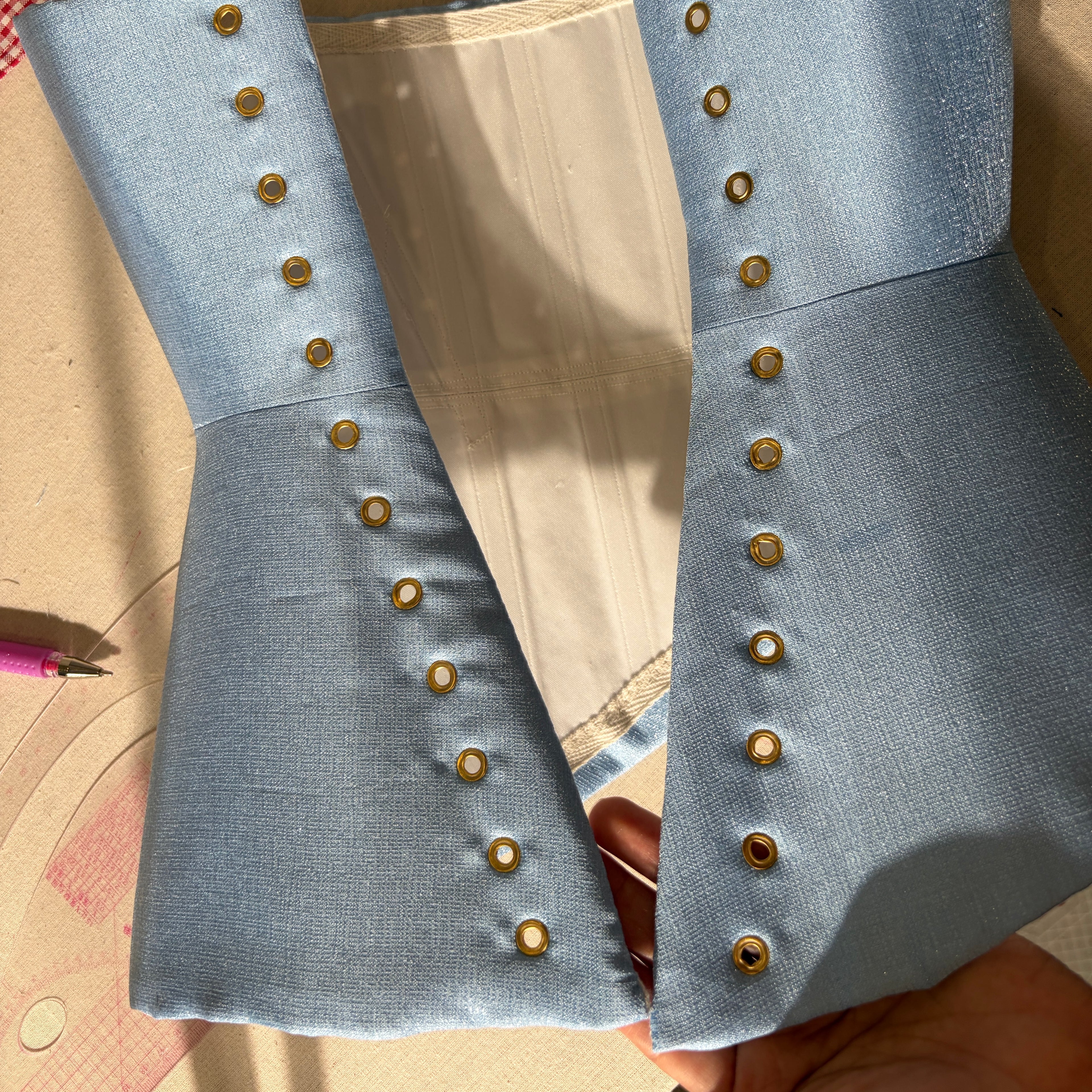 Asymmetrical-hem Underbust corset PDF Sewing Pattern PRINTABLE | Instant Download with 14 sizes